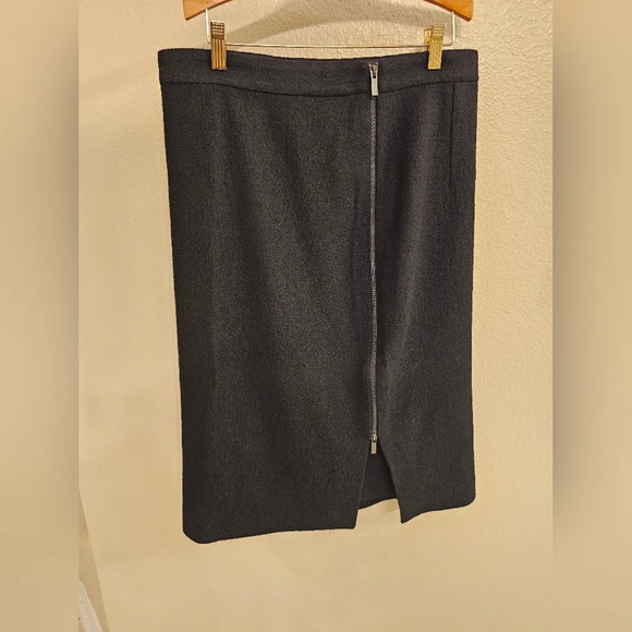 NWT Banana Republic Wool Blend Two Way Side Zip Pencil Skirt Lined Sz 12 Career - Picture 2 of 10